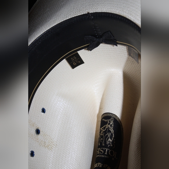 Vintage Resistol "Self-Conforming" Genuine Shantung Panama Cowboy hat - Picture 4 of 12